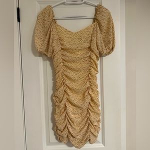 Spring Floral Print Dress